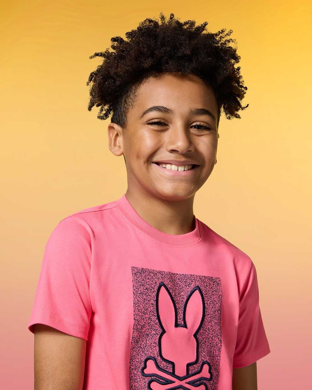 Tees Psycho Bunny Livingston Graphic Tee Rose Enfant | NMC-08101511